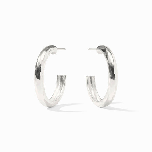 Julie Vos Silver “Havana” Hoop -Medium
