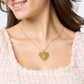 Julie Vos Heart Necklace Cubic Zirconia OS