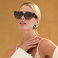 Diff Eyewear “Torino” Tortoise Brown Gradient Sunglasses