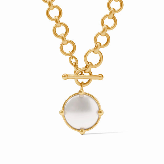 Julie Vos "Honeybee Demi Necklace" -Pearl