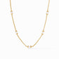 Julie Vos "Hydra” Delicate Station Necklace-Pearl