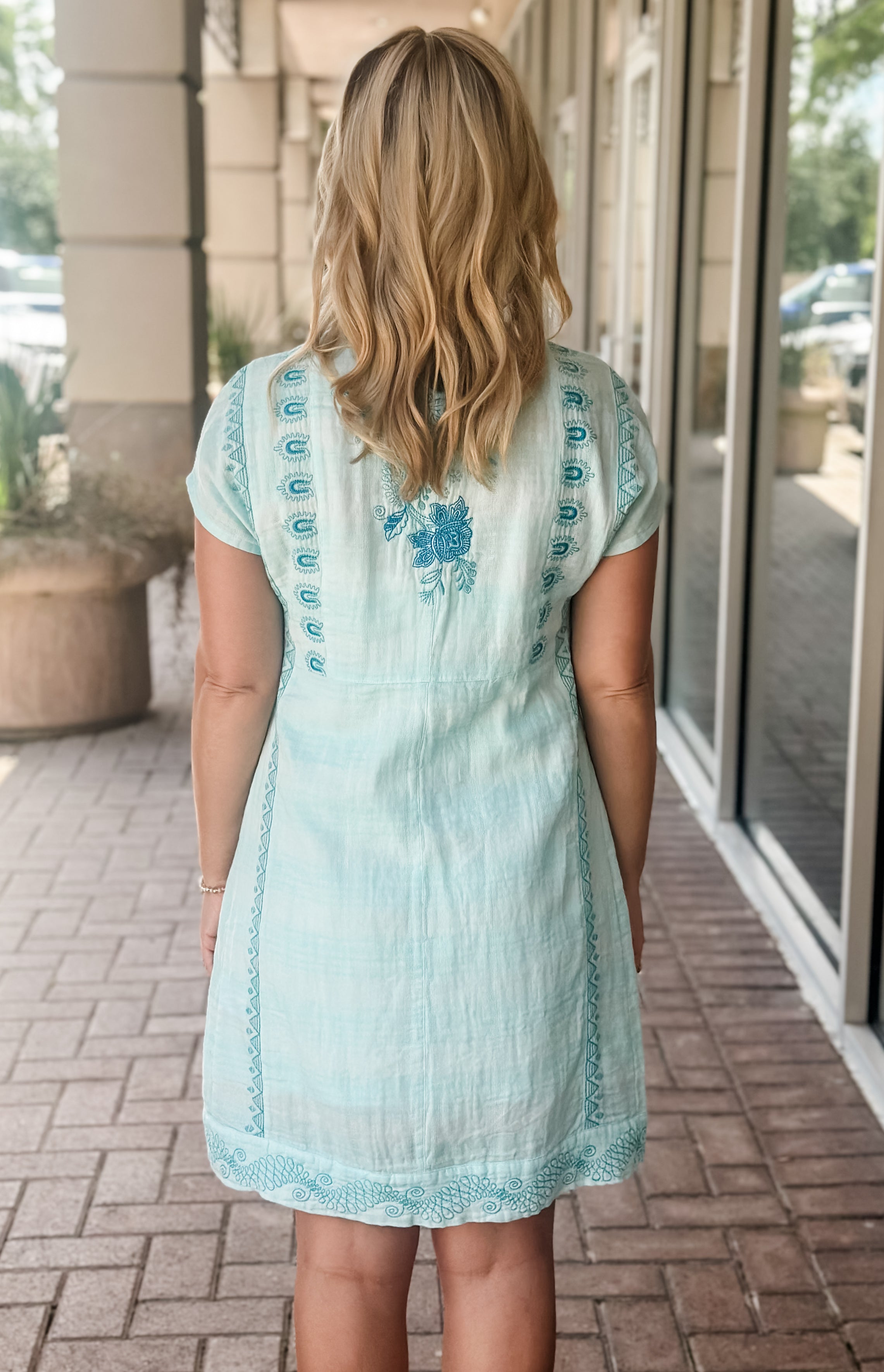 Johnny Was Relaxed Seam Dolman Dress-Soraya (slip) – Adelaide's