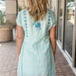 Johnny Was Relaxed Seam Dolman Dress-Soraya (slip)