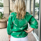 Johnny Was Koleen Blouse-Green Tambourine