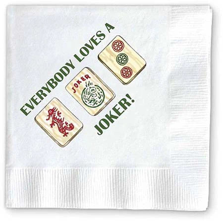 Donovan Designs “Everyone Loves A Joker” Napkins