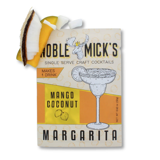 Noble Mick's "Mango Coconut" Margarita Single Serve Cocktail Mix