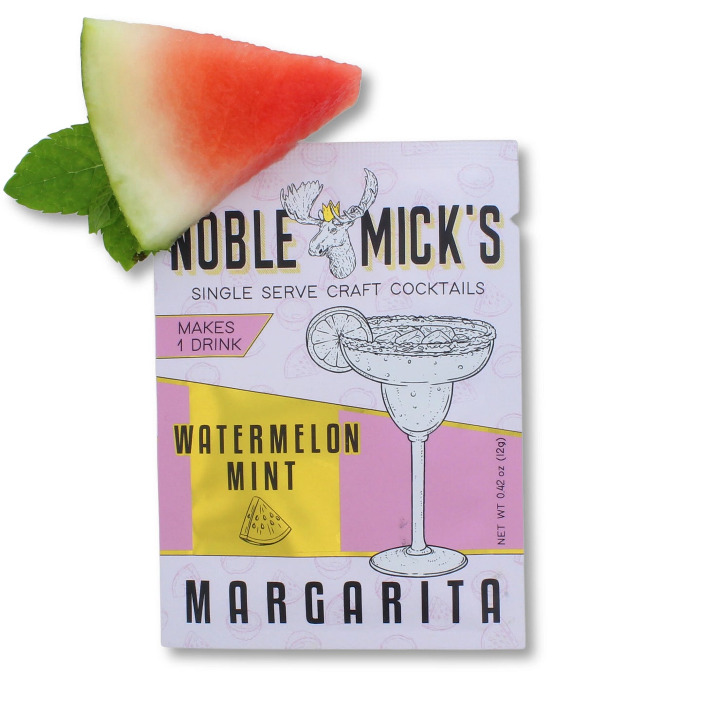 Noble Mick's "Watermelon Mint" Margarita Single Serve Cocktail Mix
