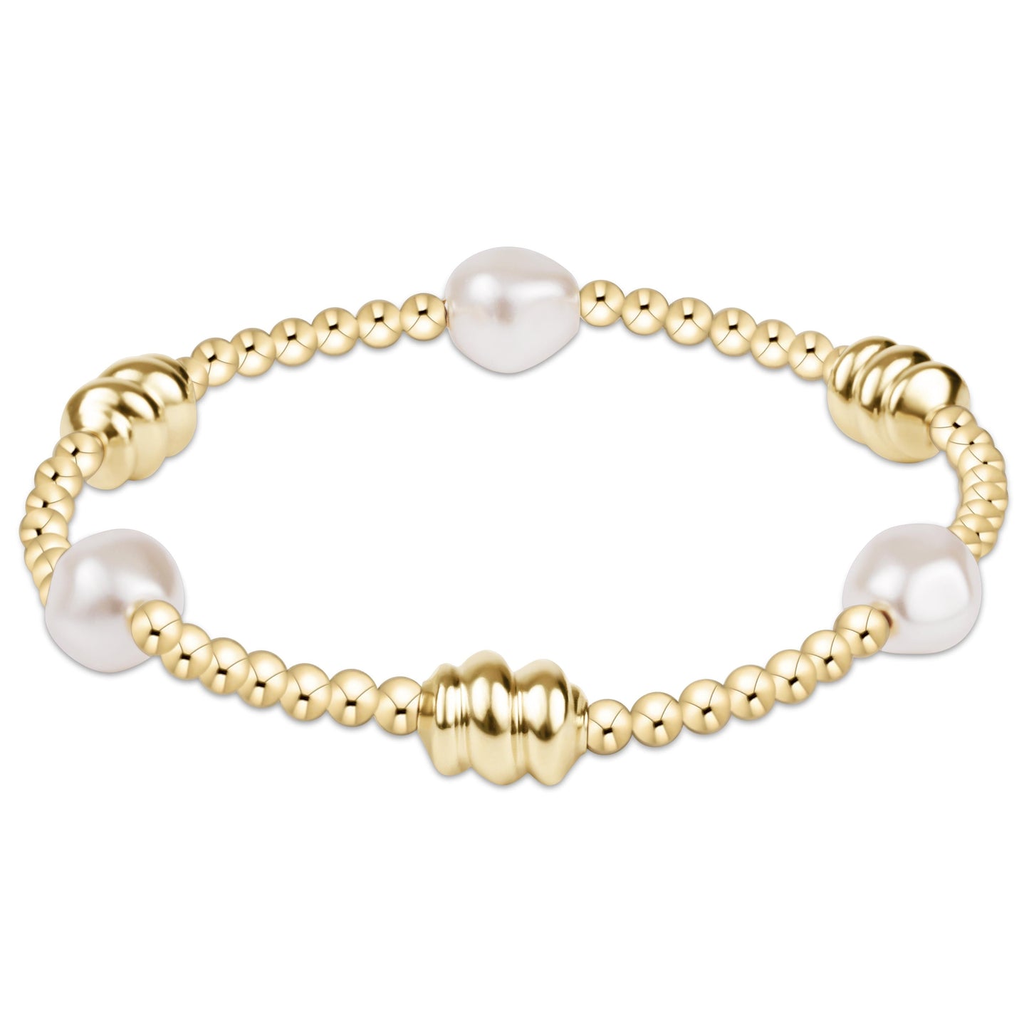 Enewton “Admire Gold/Admire Pearl” 3mm Gold Bracelet