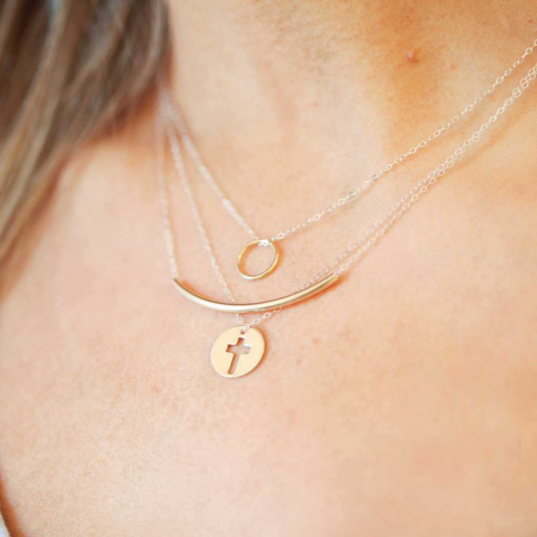 Enewton 16" Necklace- "Halo" Gold Charm