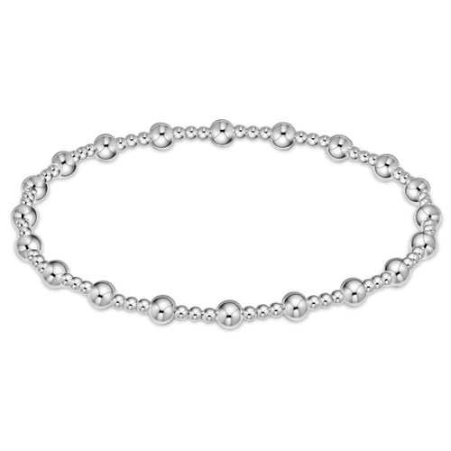 Enewton “Classic Sincerity" Pattern 4mm Bracelet-Silver