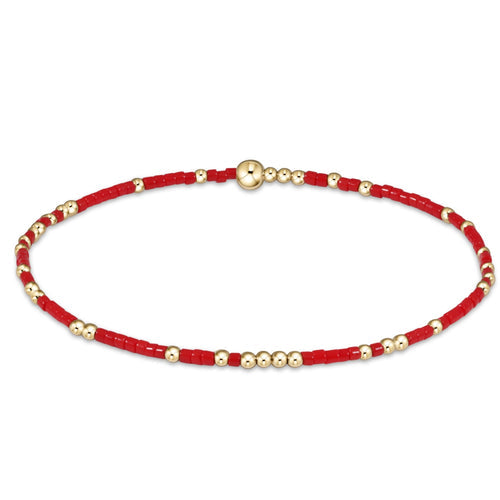Enewton Extends "Hope Unwritten" Bracelet-Bright Red
