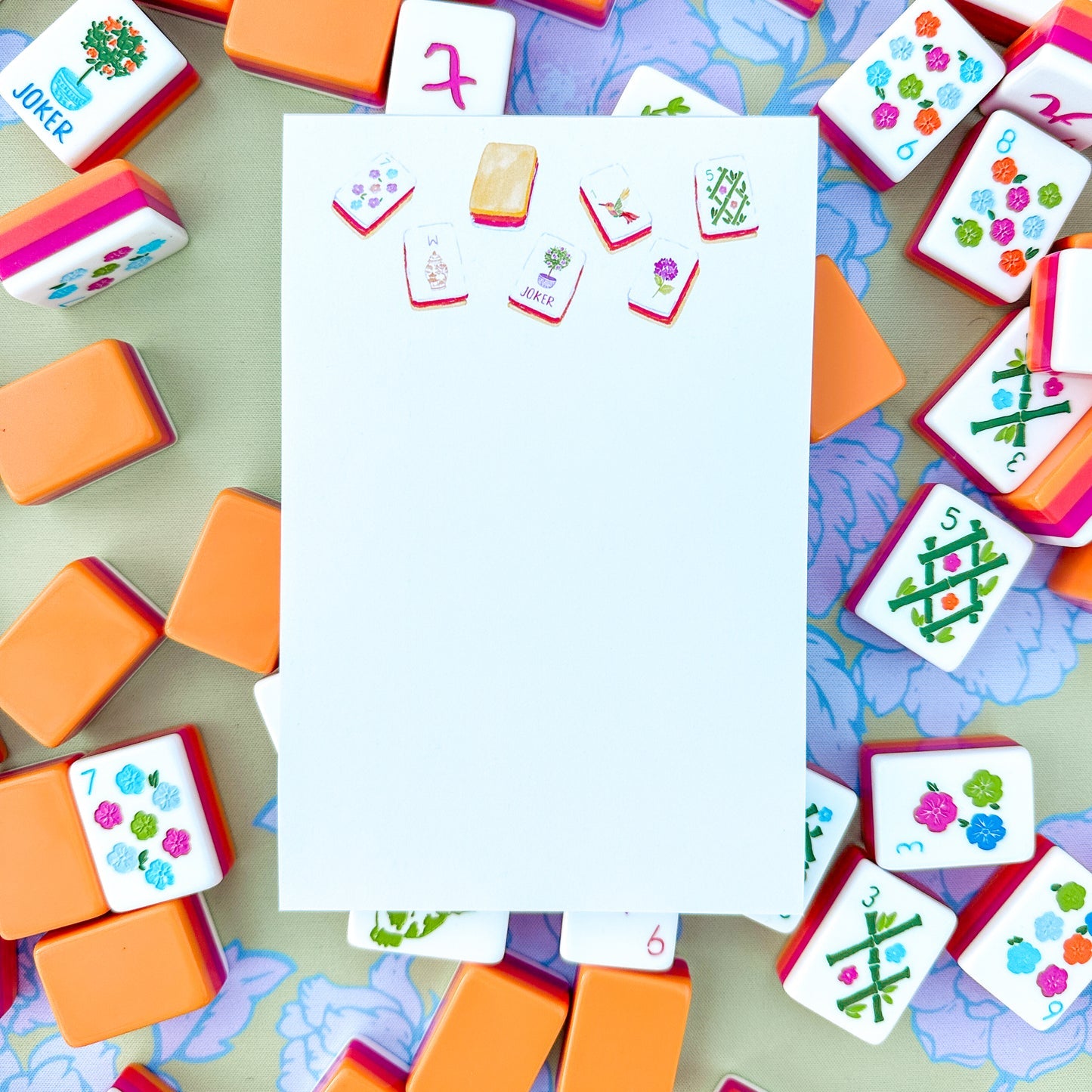 Taylor Paladino Mahjong Notepad-Sunset Tiles