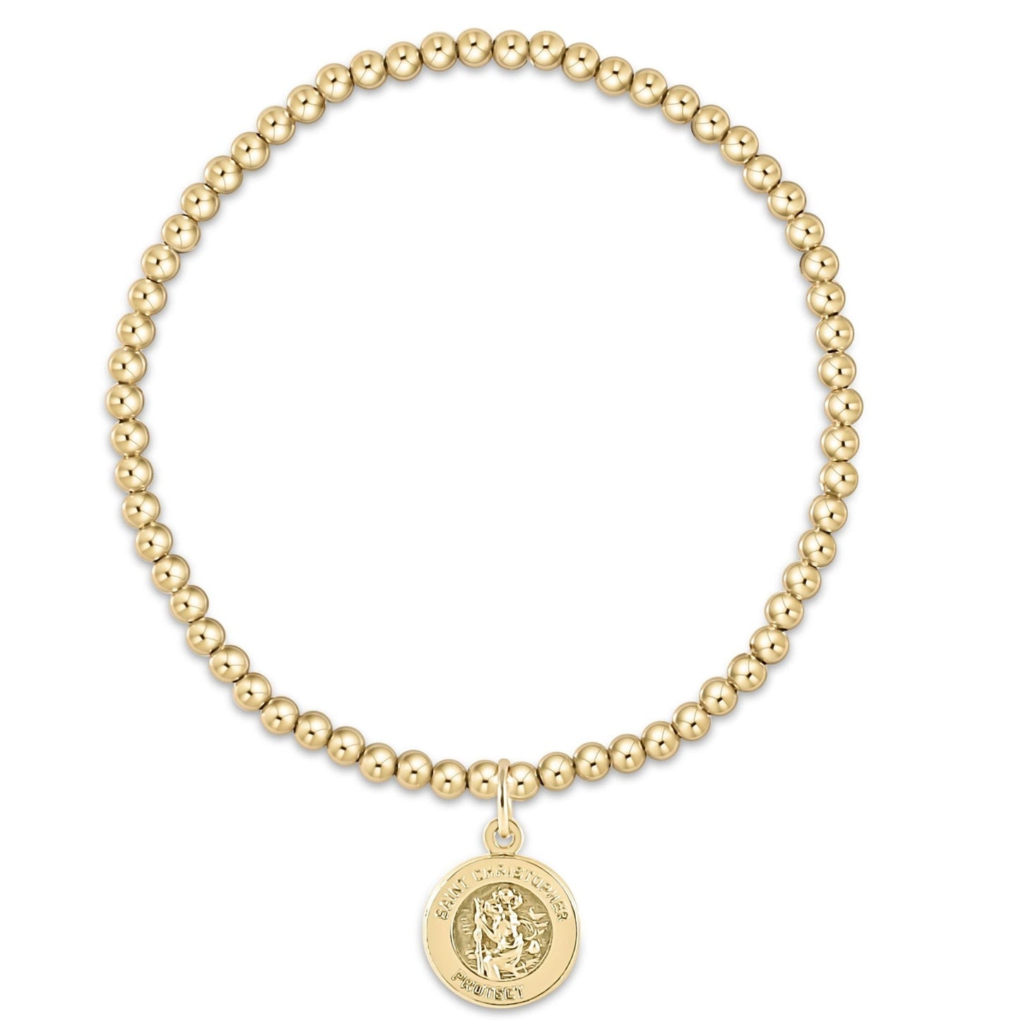 Enewton "Classic" Protection 3mm Bead Bracelet- Gold