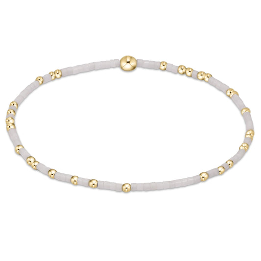 Enewton "Egirl" Gameday Hope Unwritten Bracelet - White