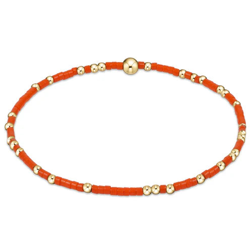Enewton Gameday "Hope Unwritten" Bracelet-Bright Orange