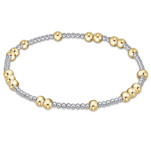 Enewton “Hope Unwritten” 4mm Bead Bracelet - Mixed Metal (BHOPUNWMXM4)