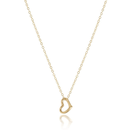 Enewton 16" Necklace- "Love" Small Gold Charm