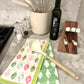 Keva "Holiday Lights" Double-Sided Tea Towel