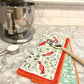 Keva "Songbird" Double-Sided Tea Towel