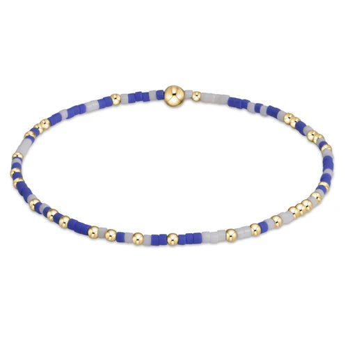 Enewton Gameday "Hope Unwritten" Bracelet-Blue-White
