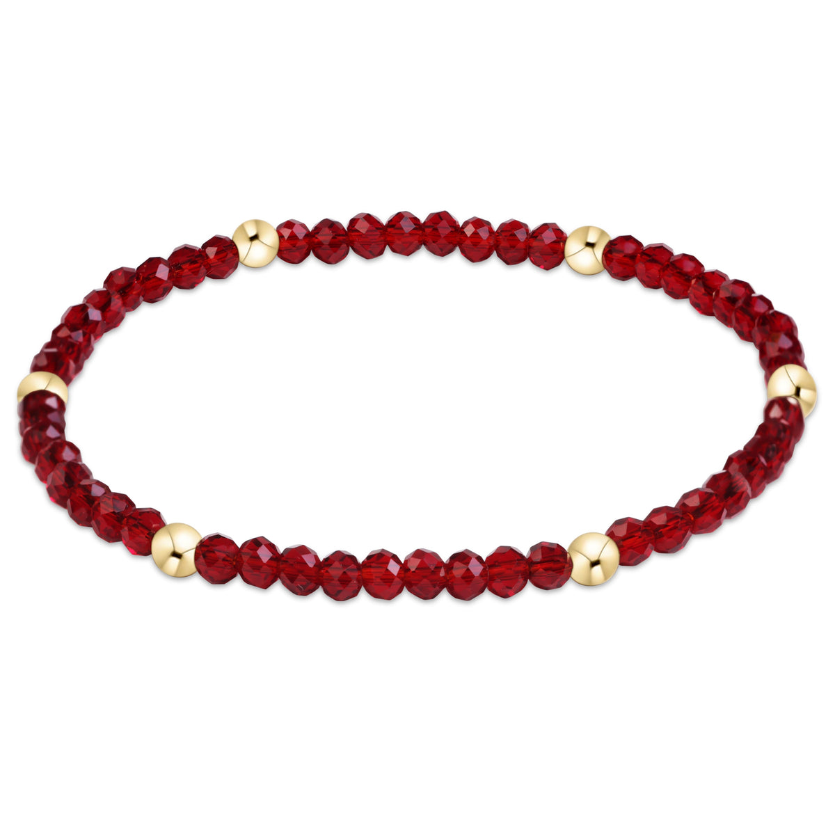 Enewton Gameday "Flirty Presence" Bracelet-Maroon