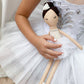 Mon Ami "Katrina" Small White Ballerina Heirloom Doll