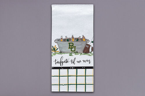 Magnolia Lane "Tailgate 'til We Win" Towel-Baylor