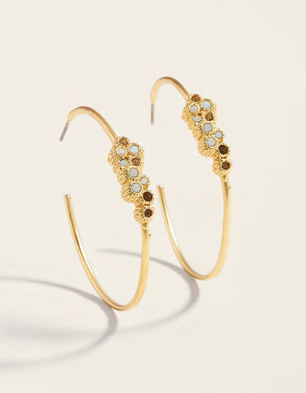 Spartina 449 Vesper Hoop-Gold