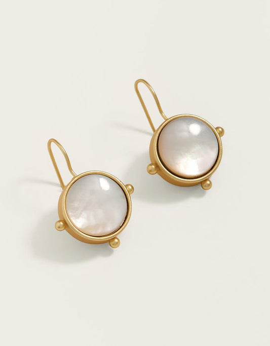 Spartina 449 Barony Earrings-MOP