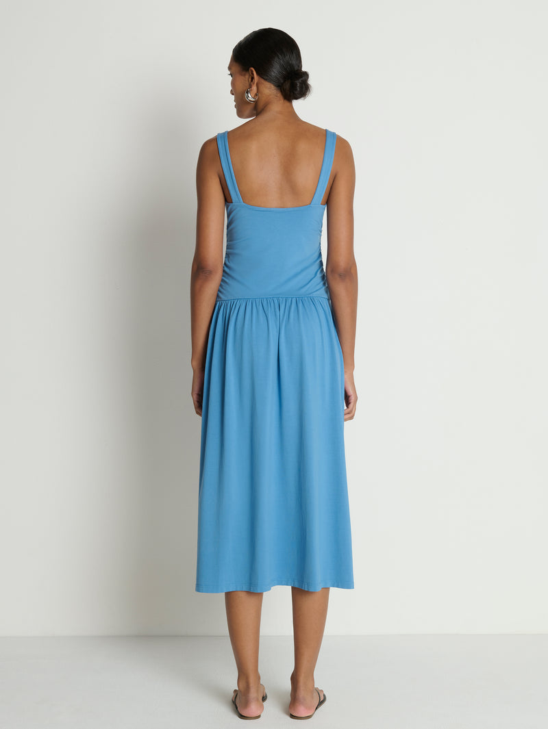 Nation LTD “Jennie” Midi Dress - Indigo