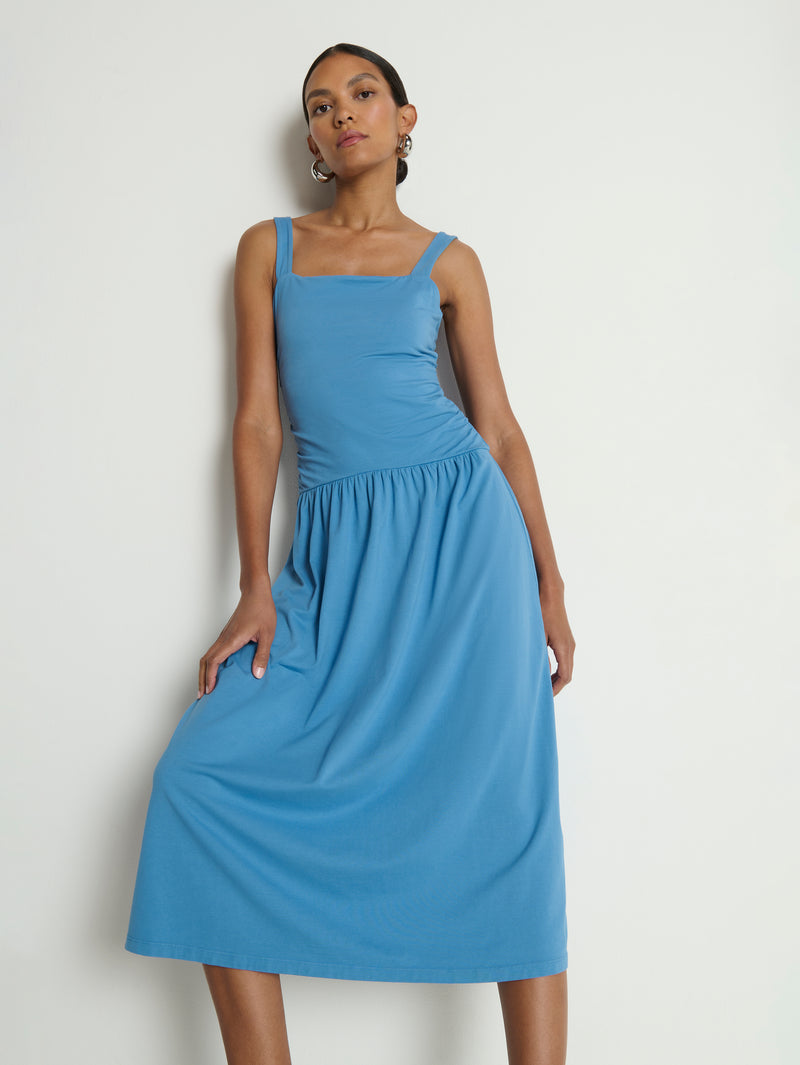 Nation LTD “Jennie” Midi Dress - Indigo