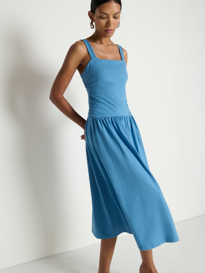 Nation LTD “Jennie” Midi Dress - Indigo
