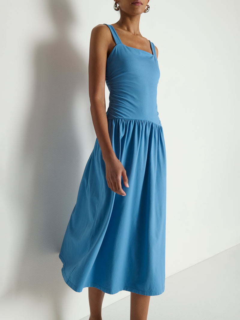 Nation LTD “Jennie” Midi Dress - Indigo