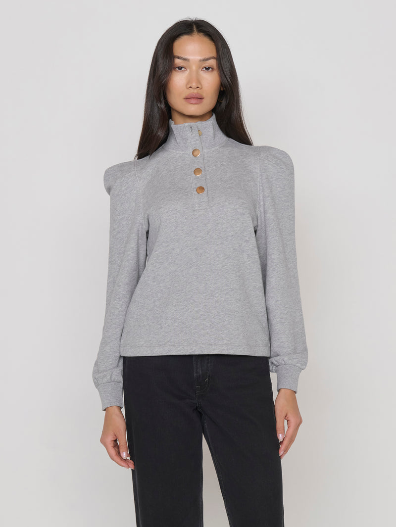 Nation LTD "Jessie" Sweatshirt-Heather Grey