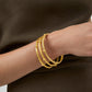 Julie Vos “Savannah” Bangle Gold