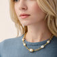Spartina 449 Karina Pearl Chain Necklace 18"-Pearl