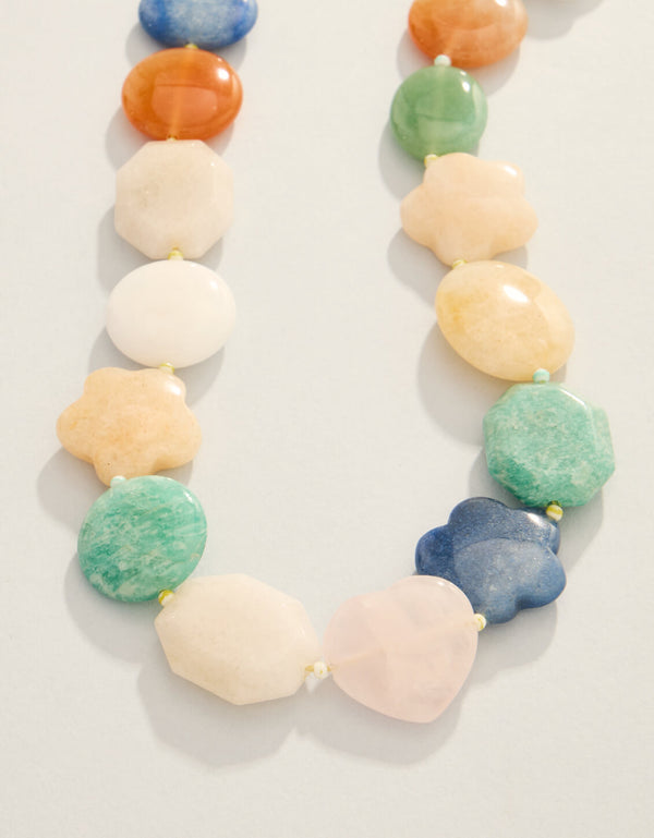 Spartina 449 Flagler Stone Necklace 18"-Multi