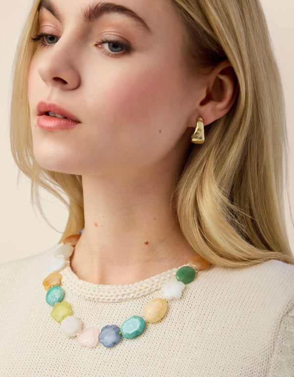 Spartina 449 Flagler Stone Necklace 18"-Multi