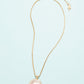 Spartina 449 SP Petite Photo Round Locket Necklace 18"-MOP