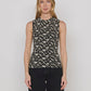 Nation LTD "Joan" Sleeveless Mock Neck-Layered Petals