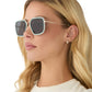 Diff Eyewear “Jordan” Steel Teal Grey Sunglasses