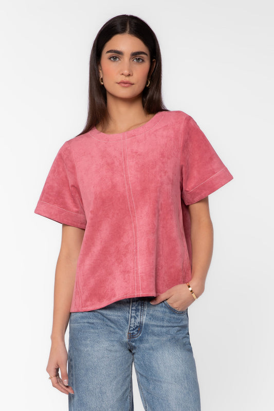 Velvet Heart “Juliette” S/S Blouse-Berry Sorbet