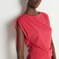 Nation LTD “Julie” Shoulder Tie Top - Heartbeat Red