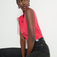 Nation LTD “Julie” Shoulder Tie Top - Heartbeat Red