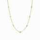 Julie Vos "Jolie” Delicate Station Necklace-Cubic Zirconia