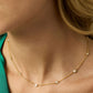 Julie Vos "Jolie” Delicate Station Necklace-Cubic Zirconia