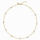 Julie Vos "Jolie” Delicate Station Necklace-Cubic Zirconia