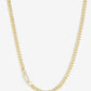 Melinda Maria “Julian Pavé" Lock 5mm Necklace-Gold/White CZ