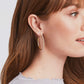 Julie Vos Juliet Hoop Earrings Gold Pearl