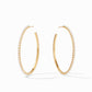 Julie Vos Juliet Hoop Earrings Gold Pearl